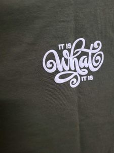 Olive Green Graphic Print T-Shirt