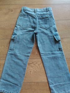 Light Wash Cargo Jeans