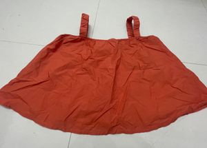 Orange Spaghetti Strap Top
