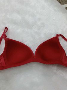 Red Bra and Panty Set