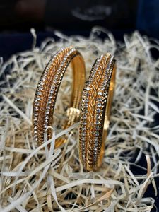 Beautiful and Stunning Gold Plated Bangles 👌