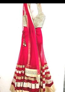 Red Lehenga Choli Set