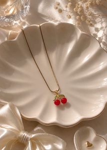 Cute Cherry Pendant Necklace