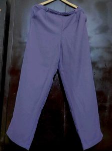 Lavender Wide Leg Trouser For 32 Waist