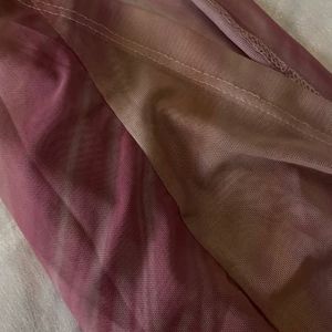 Chic Ruched Strapless Pink Dress