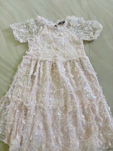 Sparkly Lace Tiered Dress