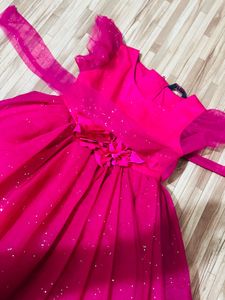 Girls Pink Party Dress new