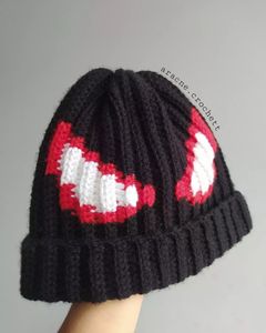Hand-Crocheted Spiderman Beanie Hat