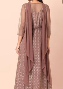 Indya Elegant Brocade Anarkali Kurta Set