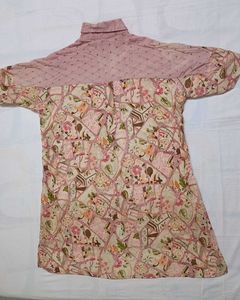 Ishnya Women's Pink Floral Pyjama Set