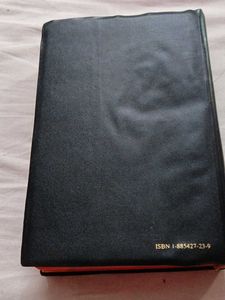 Black Holy Bible with Cross