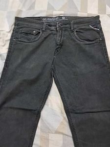 Men's Grey Denim Jeans