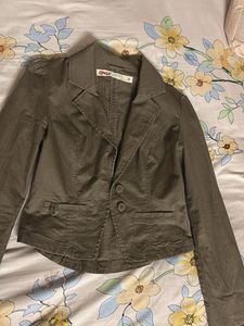 ONLY Women's Stylish Khaki Jacket