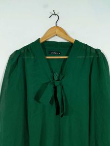 Dark Green Top Women's