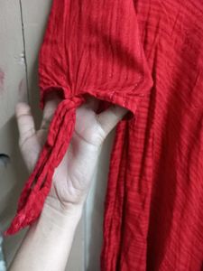 Red Ethnic Kurta