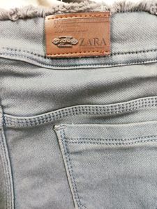 a Denim Jeans With Design In Top &amp; Bottom