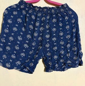 Patterned Relaxed Fit Shorts -set of 2