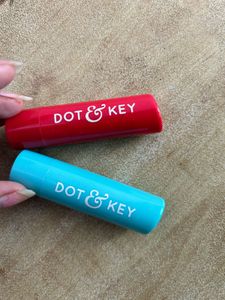 Dot &amp; Key lipbalm clear+ strawberry Set