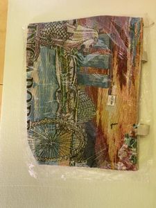 Decorative Singapore Tapestry tote bag
