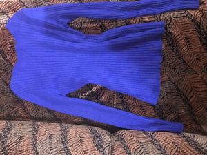 Navy blue top