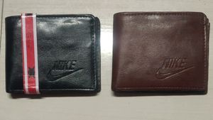 Nike new gent's wallet brown colour and black colour...(15)compartments
