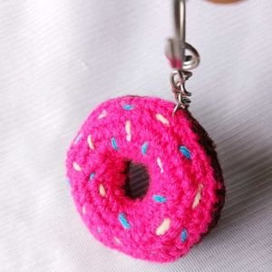 Crochet Donuts Keychain 🍩