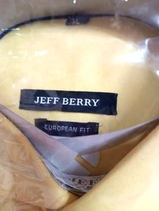Brand New Packed Yellow Jeffberry shirt