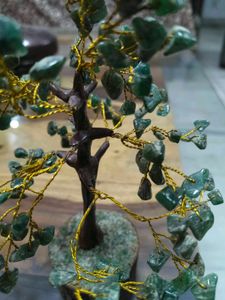 Powerful GreenJade SemiPrecious Gemstone Tree