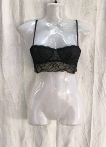52209. Black Lace Bralette