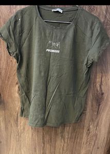 Olive Green Promises Graphic Tee