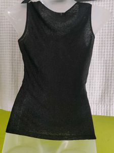 Yellow &amp; Black Knit Top