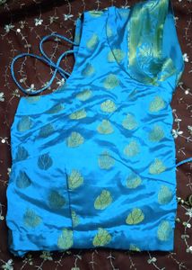 sea green padded Blouse