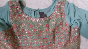 Embroidered Sharara Pants