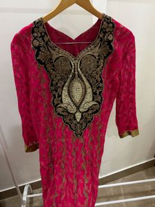 Bright Magenta Pink Salwar Kameez