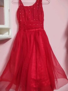 Sparkling Red Party Dress