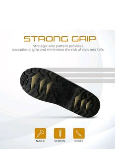 Men safety pattern shoes