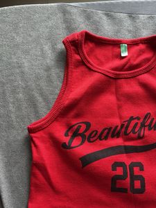 Red "Beautiful 26" Tank Top