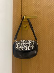 Stylish Leopard Print Crossbody Bag