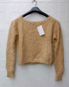 Fluffy Cropped Sweater