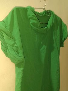 Green Ethnic Fabric
