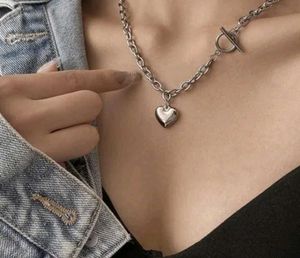 Chunky Heart Pendant Necklace- Savana