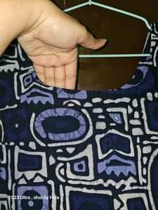 Blue Patterned Dress fits 34-36
