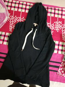 Clearence sale 🔴Black Hoodie with Drawstrings