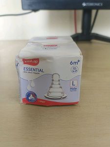 Luvlap  Slim Neck Nipple (L Hole Fast Flow)