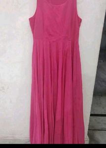 ANGELSTRAUSS Embroidered Pink Dress