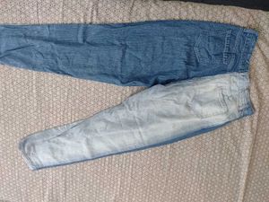 Cute Heart Patchwork Jeans