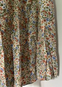 ZARA Floral Skirt