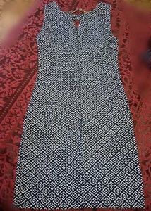Stylish Sleeveless Geometric Print Dress