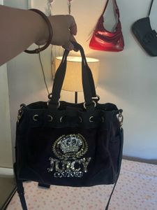 Juicy Couture Velvet Crown Bag
