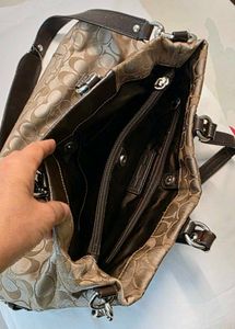 Coach Monogram Shoulder Bag